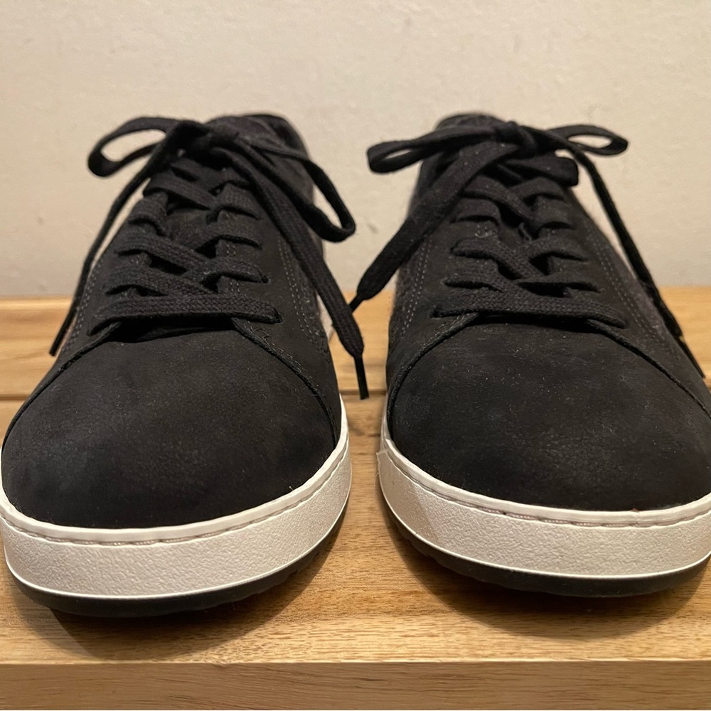 Glerups Langdal Charcoal Wool & Black Leather Sneakers - Size EU 39 - NWOB - Picture 2 of 7